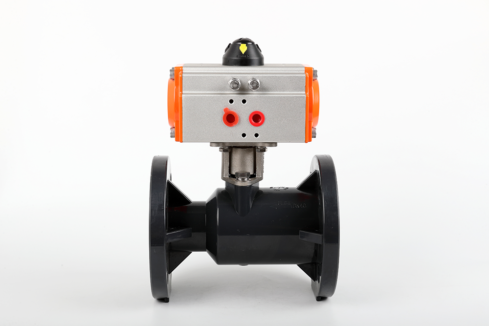 滦县气动法兰一体球阀